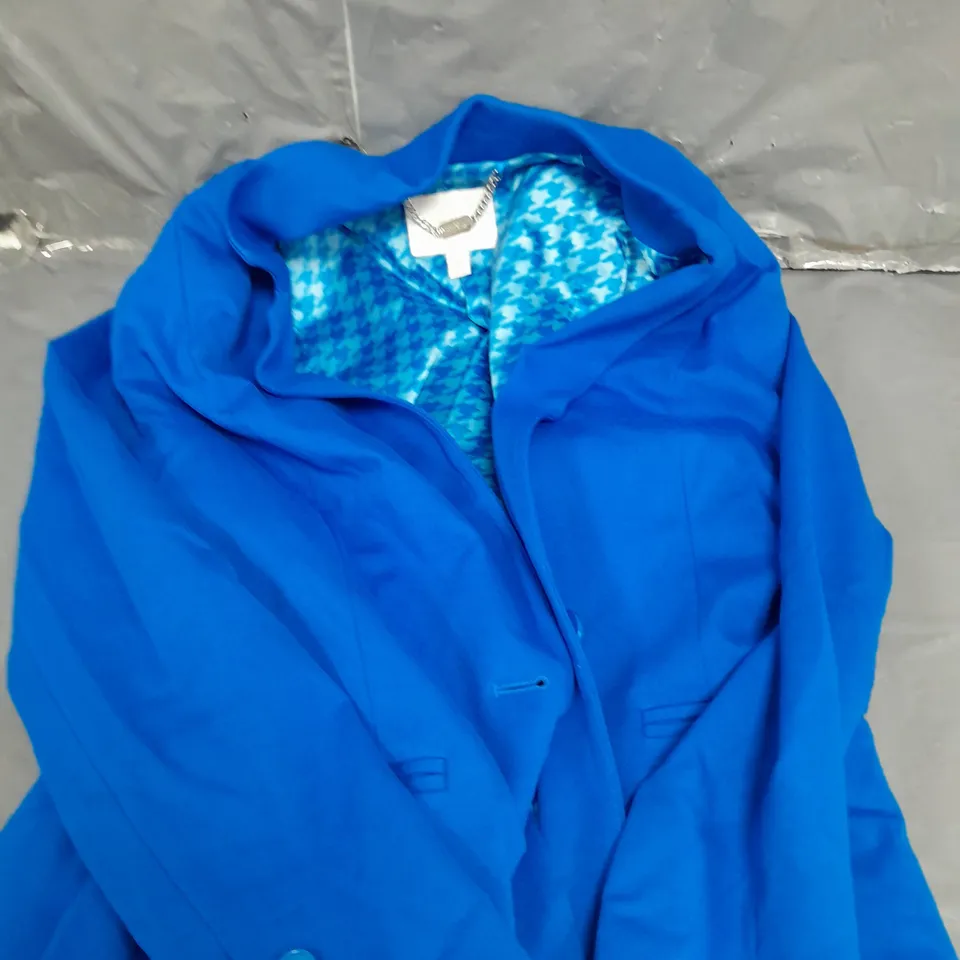 DANNII MINOGUE PETITES BLUE BLAZER - 6