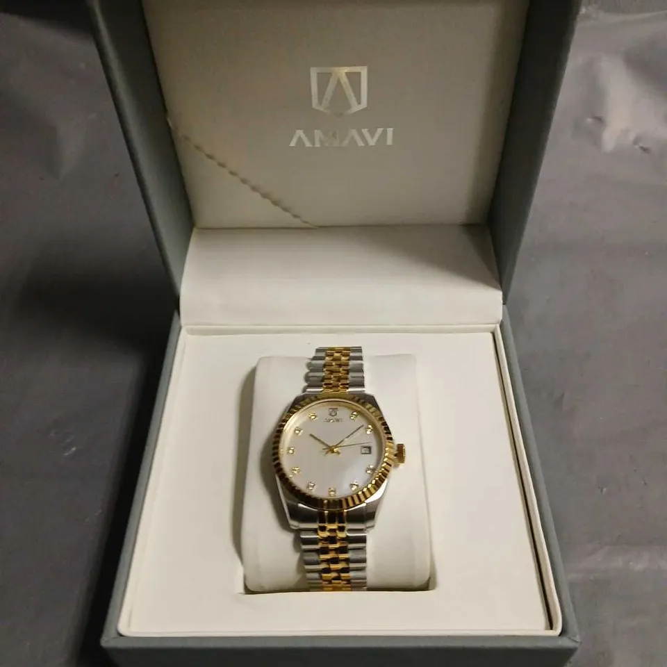 AMAVI LADIES WATCH WITH MIYOTA QUARTZ MOVEMENT IN BOX