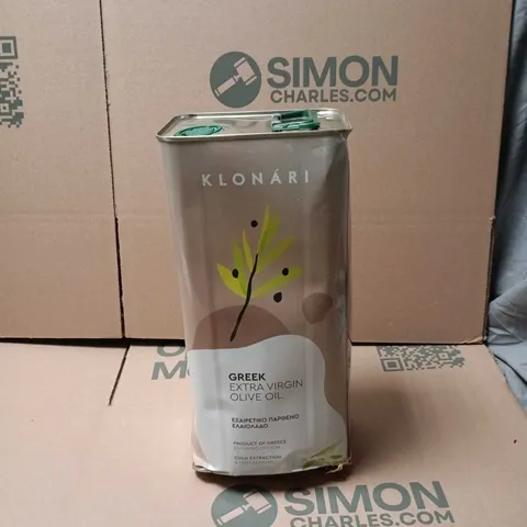 KLONARI GREEK EXTRA VIRGIN OLIVE OIL 5000ML