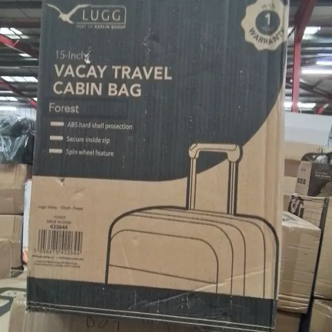 BOXED LUGG 15INCH VACAY TRAVEL CABIN BAG FOREST