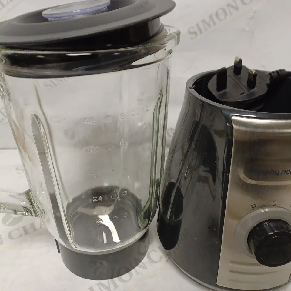 MORPHY RICHARDS TOTAL CONTROL GLASS TABLE BLENDER