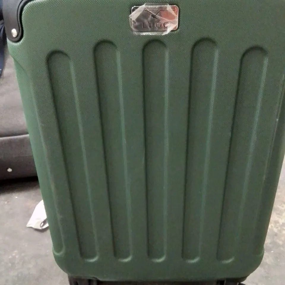 UNBOXED KEPLIN LUGG SMALL SIZE TRAVEL SUITCASE WITH WHEELS SECURE LOCK SYSTEM GREEN COLOUR 