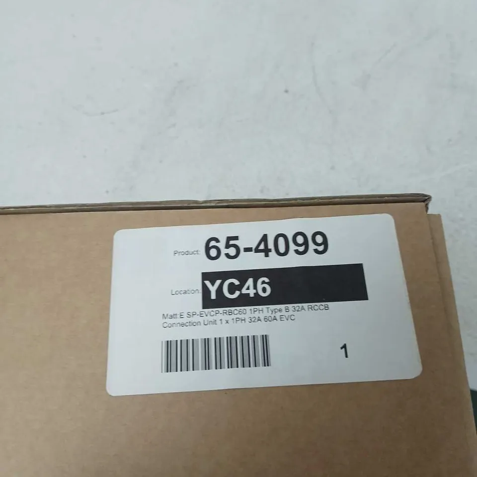 MATT-E SP-EVCP-RBC60 1PH TYPE B RCCB CONNECTION UNIT