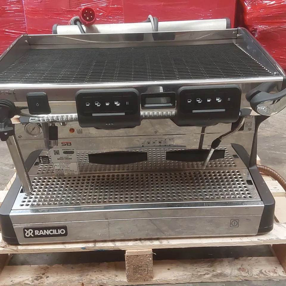 RANCILIO CLASSE 7E 2 GROUP COMMERCIAL COFFEE MACHINE WITH ISTEAM