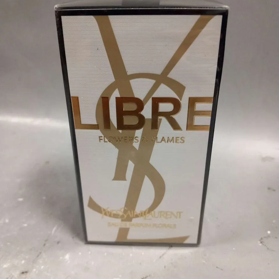 BOXED AND SEALED YVES SAINT LAURENT LIBRE FLOWERS AND FLAMES EAU DE PARFUM FLORALE 50ML