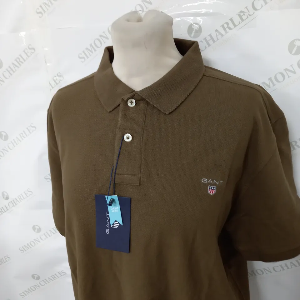 GANT LOGO POLO SHIRT SIZE L