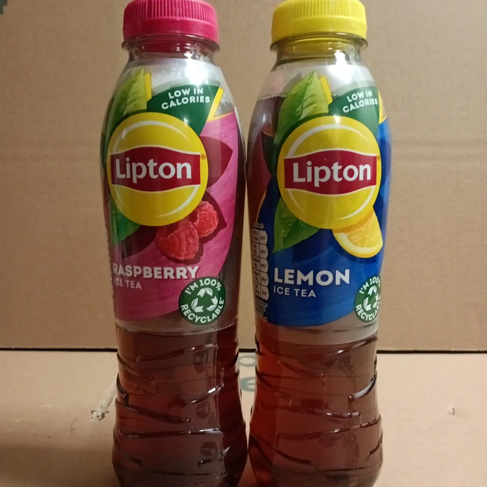 APPROX 20 BOTTLES OF LIPTONS ICED TEA - LEMON & RASEBERRY FLAVOUR 