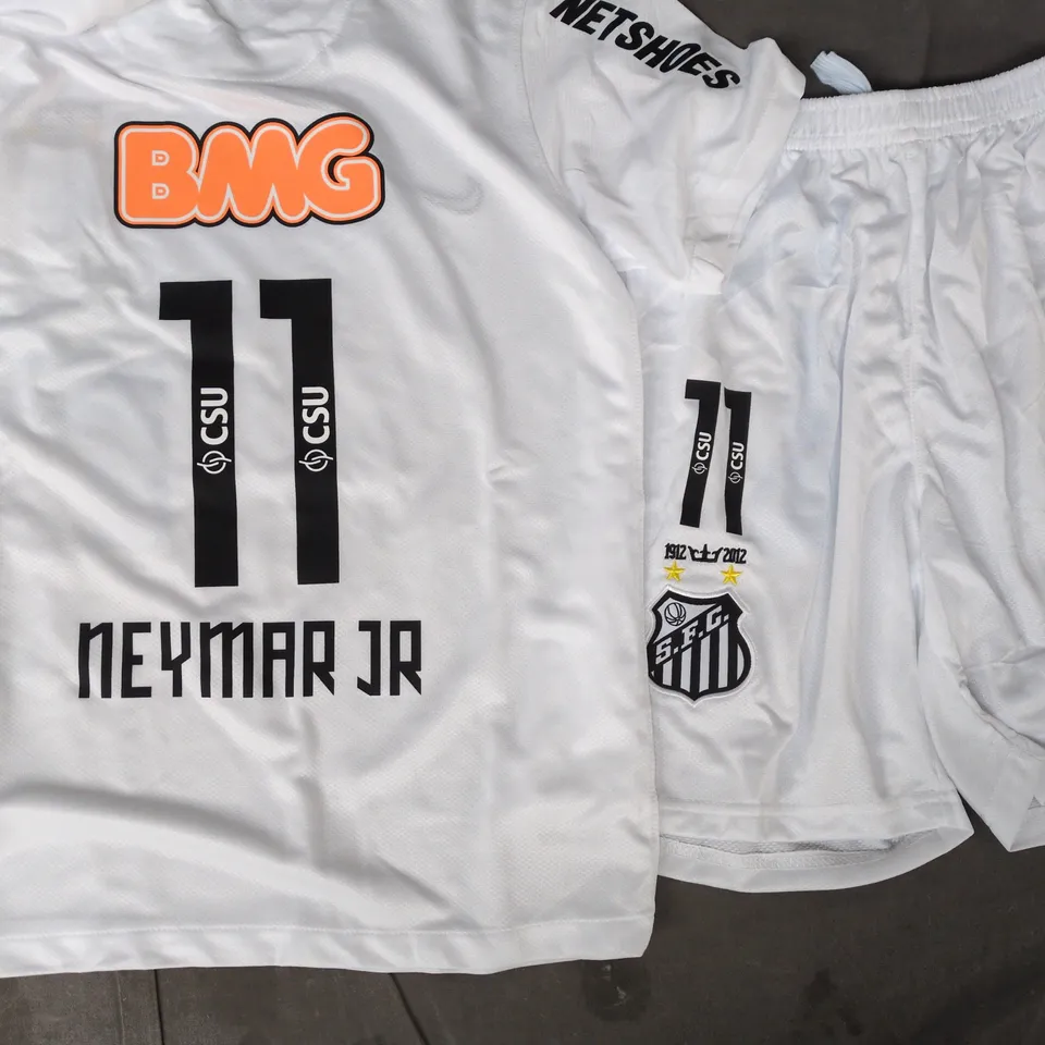 NIKE KID'S SANTOS FC 2012-2013 HOME FOOTBALL KIT SIZE 26 - NEYMAR JR NUMBER 11