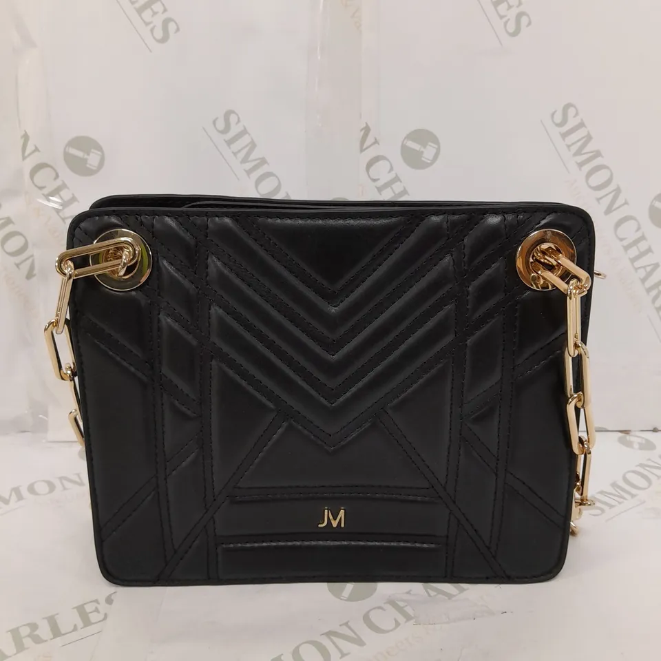 JULIEN MACDONALD BLACK CLUTCH BAG