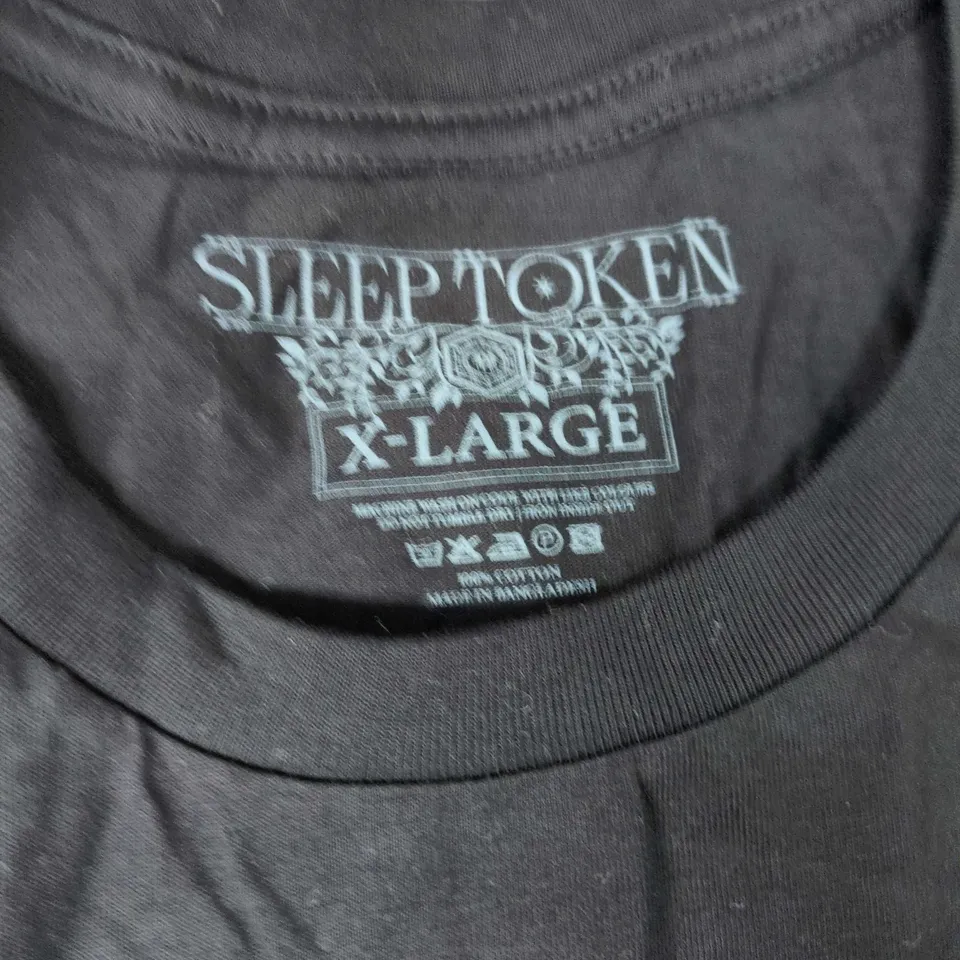 SLEEP TOKEN T-SHIRT – BLACK, X-LARGE