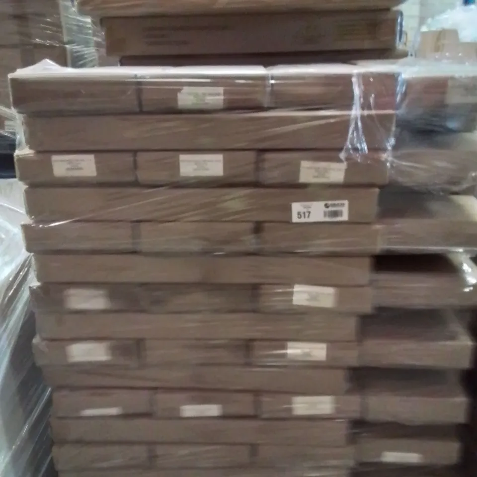 PALLET CONTAINING A LARGE QUANTITY OF WATSONS ROSE 2 TIER WALL SHELF
