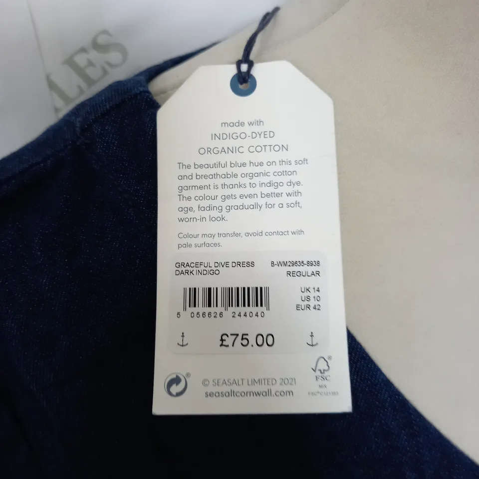 SEASALT CORNWALL GRACEFUL DIVE DRESS SIZE 14