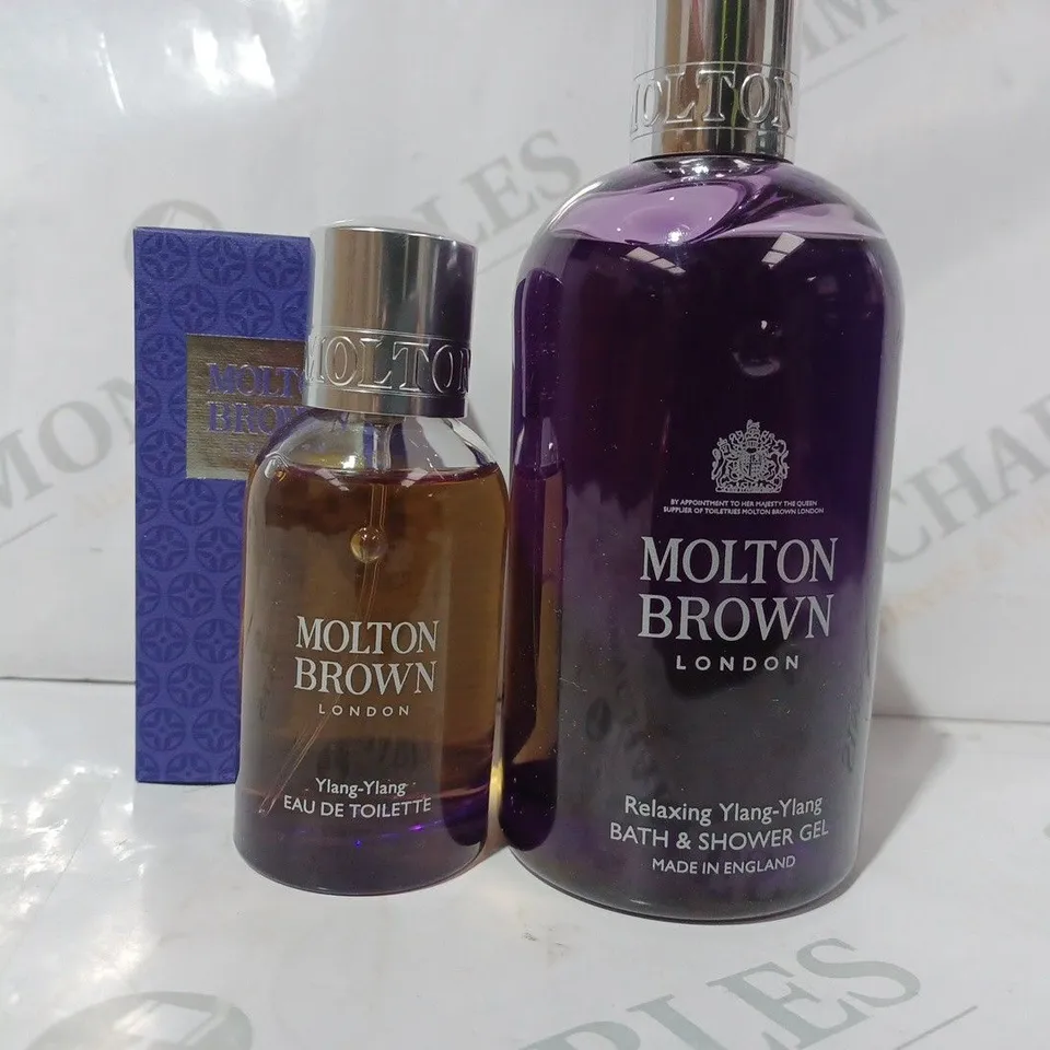 BOXED MOLTON BROWN BATH & SHOWER GEL, AND EAU DEE TOILETTE DUO