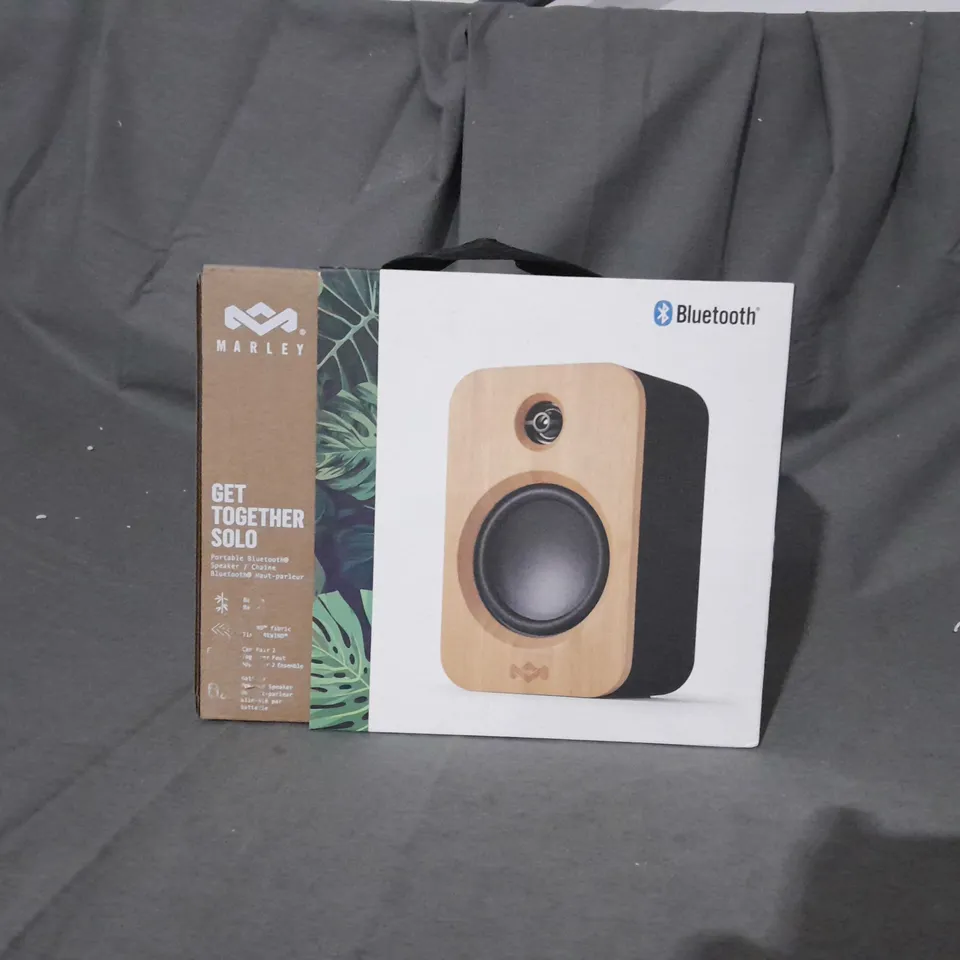 BOXED HOUSE OF MARLEY GET TOGETHER SOLO PORTABLE BLUETOOTH SPEAKER EM-JA119-SB