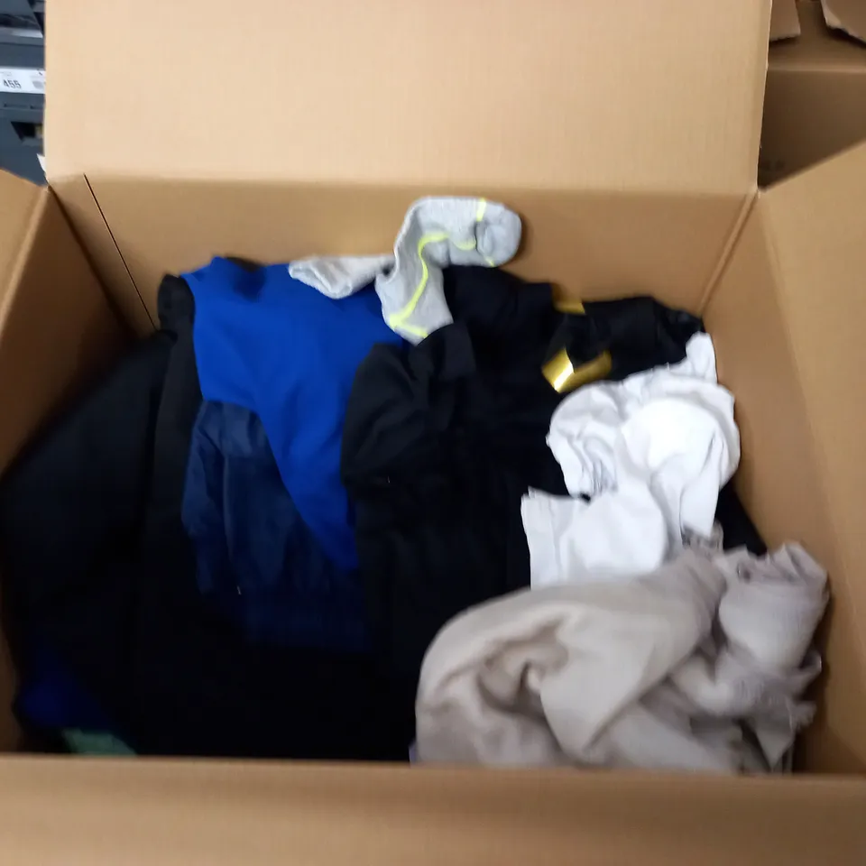 LARGE QUANTITY OF ASSORTED CLOTHING ITEMS TO INCLUDE KIN, JADED AND DIVIDED