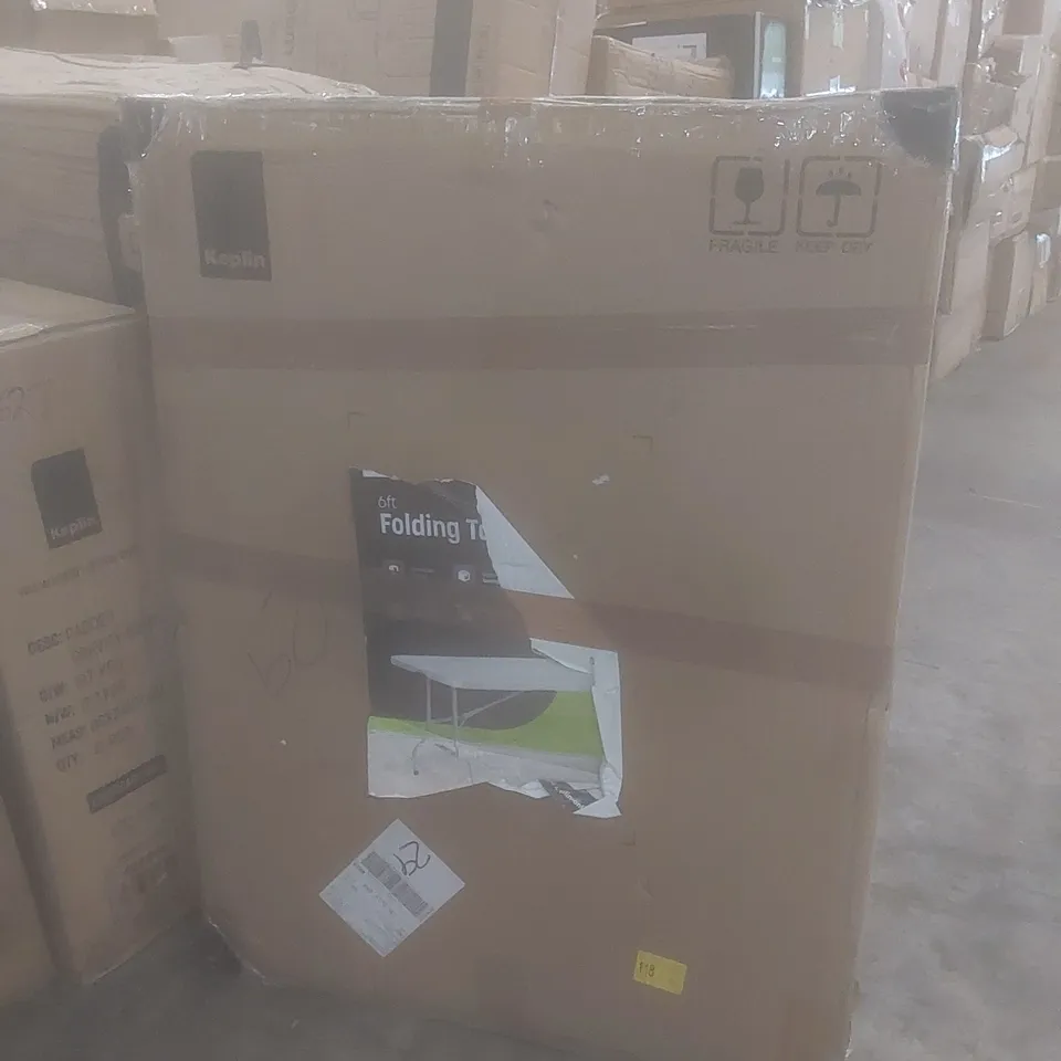 BOXED KEPLIN 6FT FOLDING TABLE
