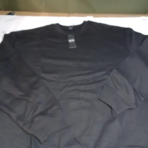 BOOHOO MAN BLACK SWEATSHIRT SIZE M