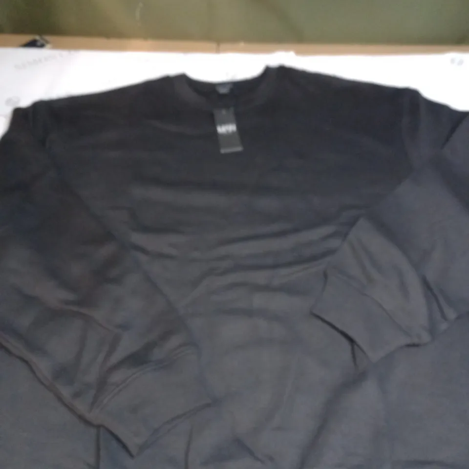 BOOHOO MAN BLACK SWEATSHIRT SIZE M 