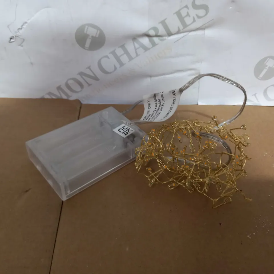 JOHN LEWIS CLUSTER LIGHTS WITH TIMER, 100 WARM WHITE LEDS, INDOOR