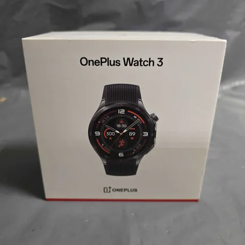 BOXED ONEPLUS WATCH 3 IN OBSIDIAN TITANIUM - OPWWE251
