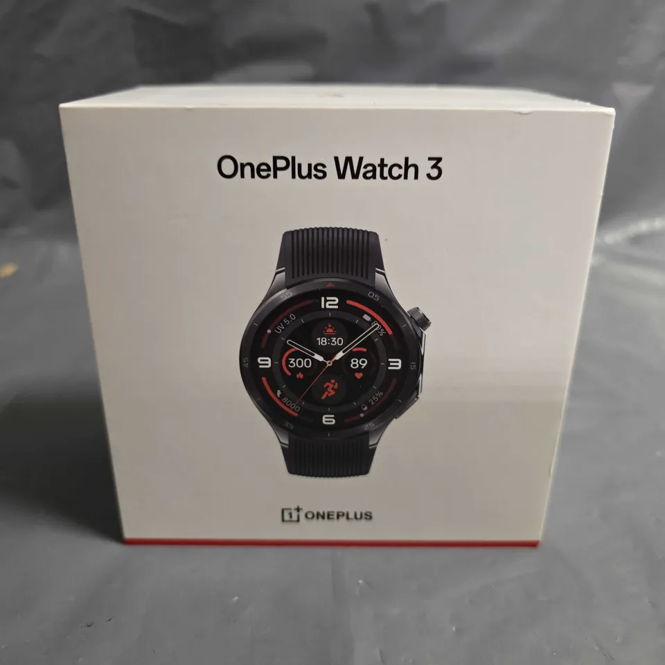 BOXED ONEPLUS WATCH 3 IN OBSIDIAN TITANIUM - OPWWE251