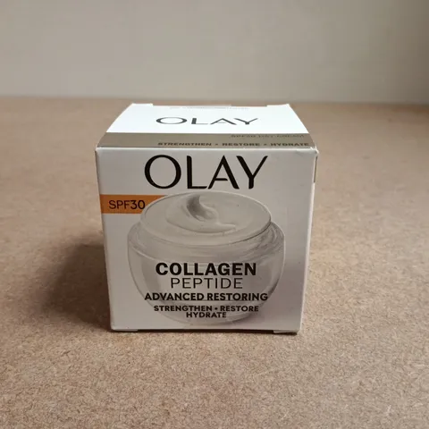 OLAY COLLAGEN PEPTIDE ADVANCED RESTORING CREAM SPF30 – BOXED - 50ML