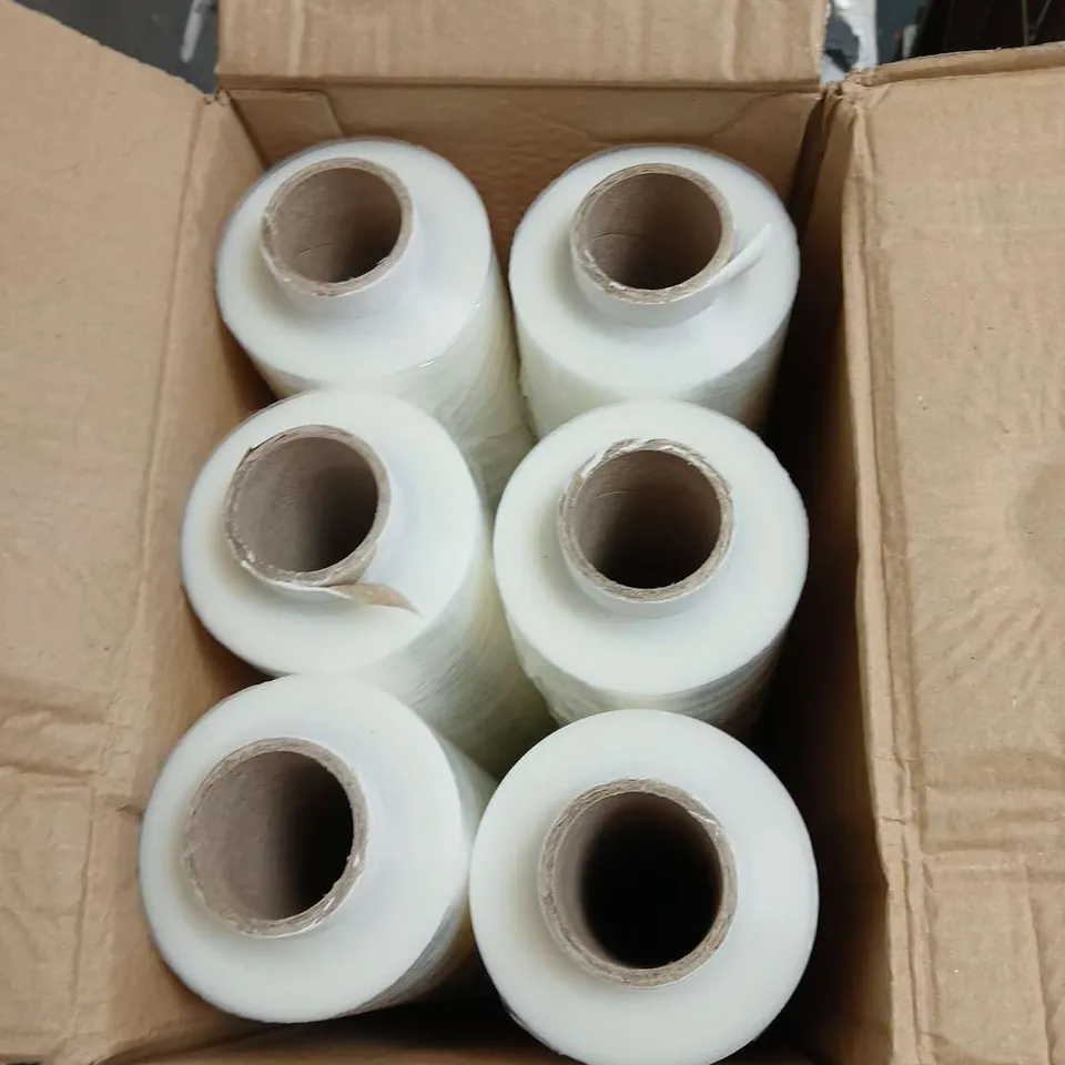 6 SHRINKWRAP TUBES - CLEAR 