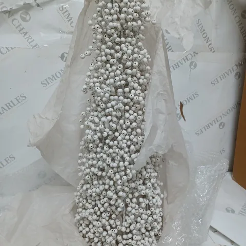 WHITE 60CM TABLE TREE DECORATION 