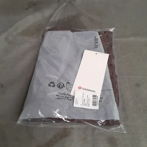 BAGGED LULULEMON GROOVE NULU HR FLARED REGULAR PANT IN LAVA CAKE SIZE 8