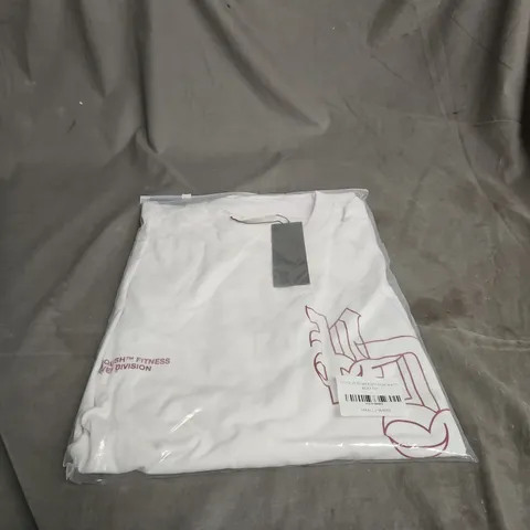 REVOLVE POWER DIVISION WHITE BOXY TEE – UK S