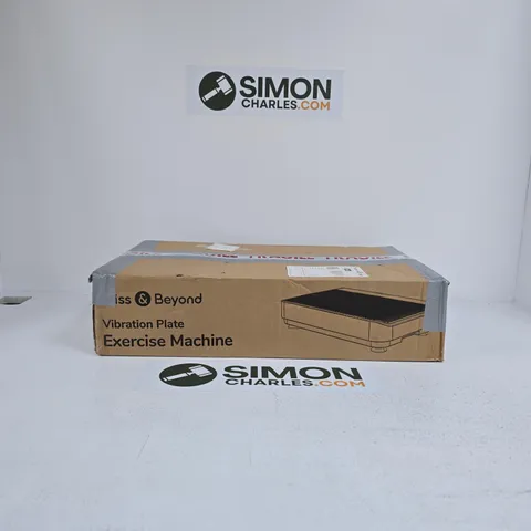 BLISS & BEYOND VIBRATION PLATE EXERCISE MACHINE – BOXED