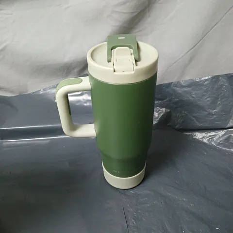 THE EVERYTHING CUP BY THE LABEL LADY - 30OZ GREEN INSULATED TRAVEL CUP (BOXED)