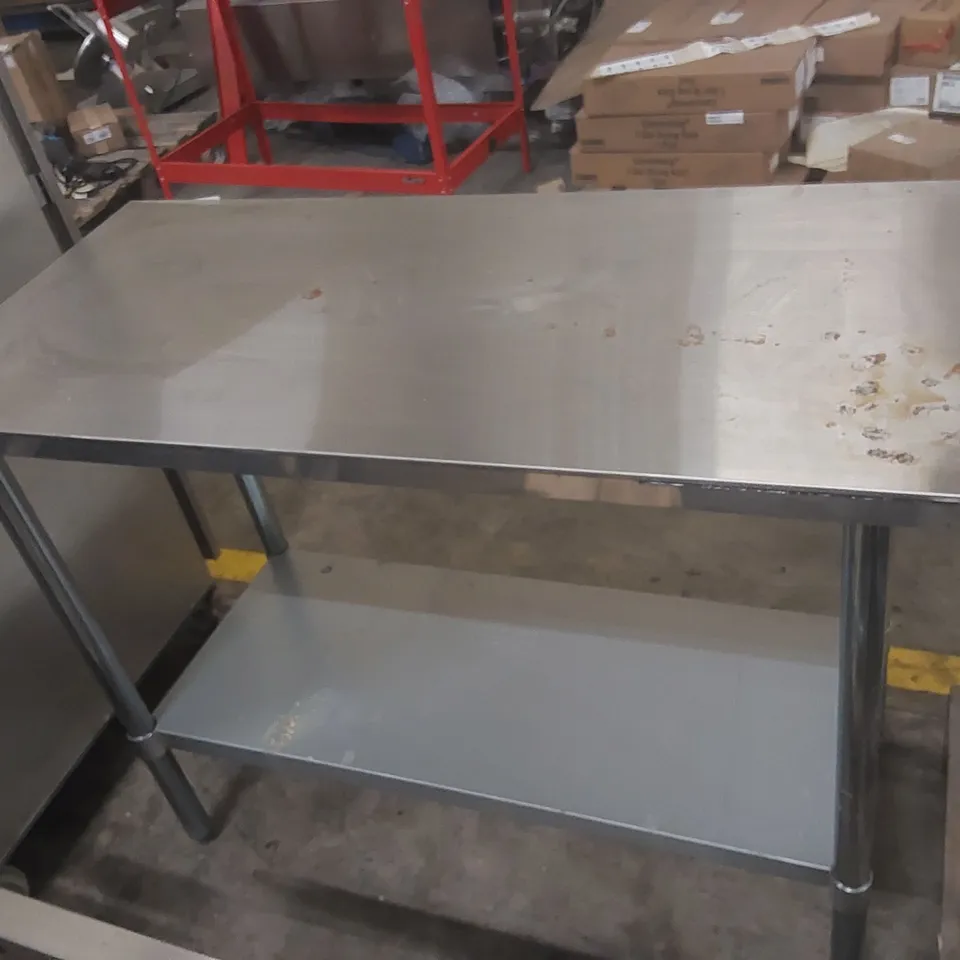 ADEXA COMMERCIAL STAINLESS STEEL WORKTOP