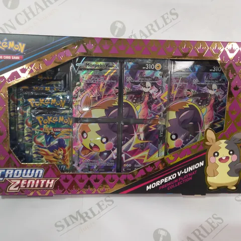POKΓMON TRADING CARD GAME CROWN ZENITH MORPEKO V-UNION PREMIUM PLAYMAT COLLECTION