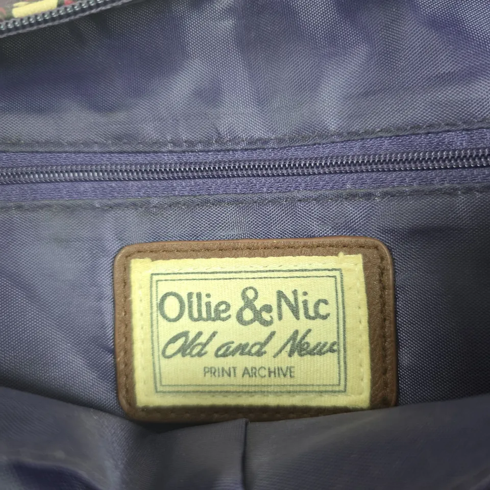 OLLIE & NIC FLORAL PRINT HANDBAG