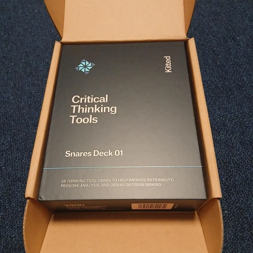 SNARES DECK 01: CRITICAL THINKING TOOLS – 58-CARD DECK (KITTED)