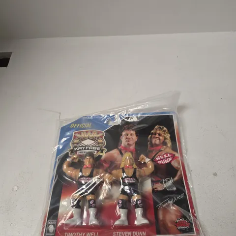 KAYFABE HEROES WRESTLING ACTION FIGURES – 2 FIGURE CARD-BACK SET