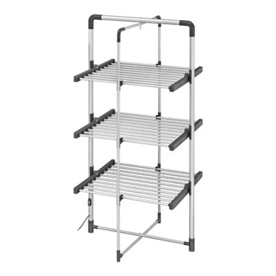 BOXED 3 TIER HEATED AIRER FOLDING DRYING RACK  (1 BOX)