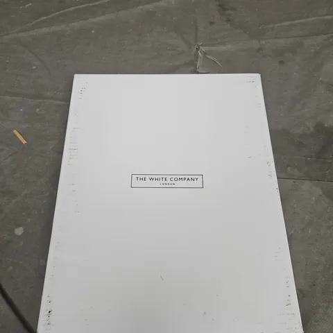 THE WHITE COMPANY 8X10 WHITE RESIN FRAME – SILVER PLATED ZINC ALLOY/MDF