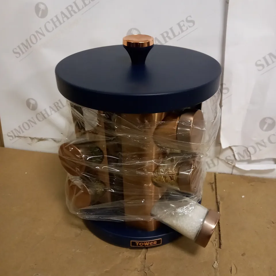 TOWER 12 JAR ROTATING SPICE RACK