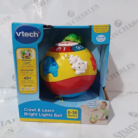 BOXED VTECH CRAWL & LEARN BRIGHT LIGHTS BALL