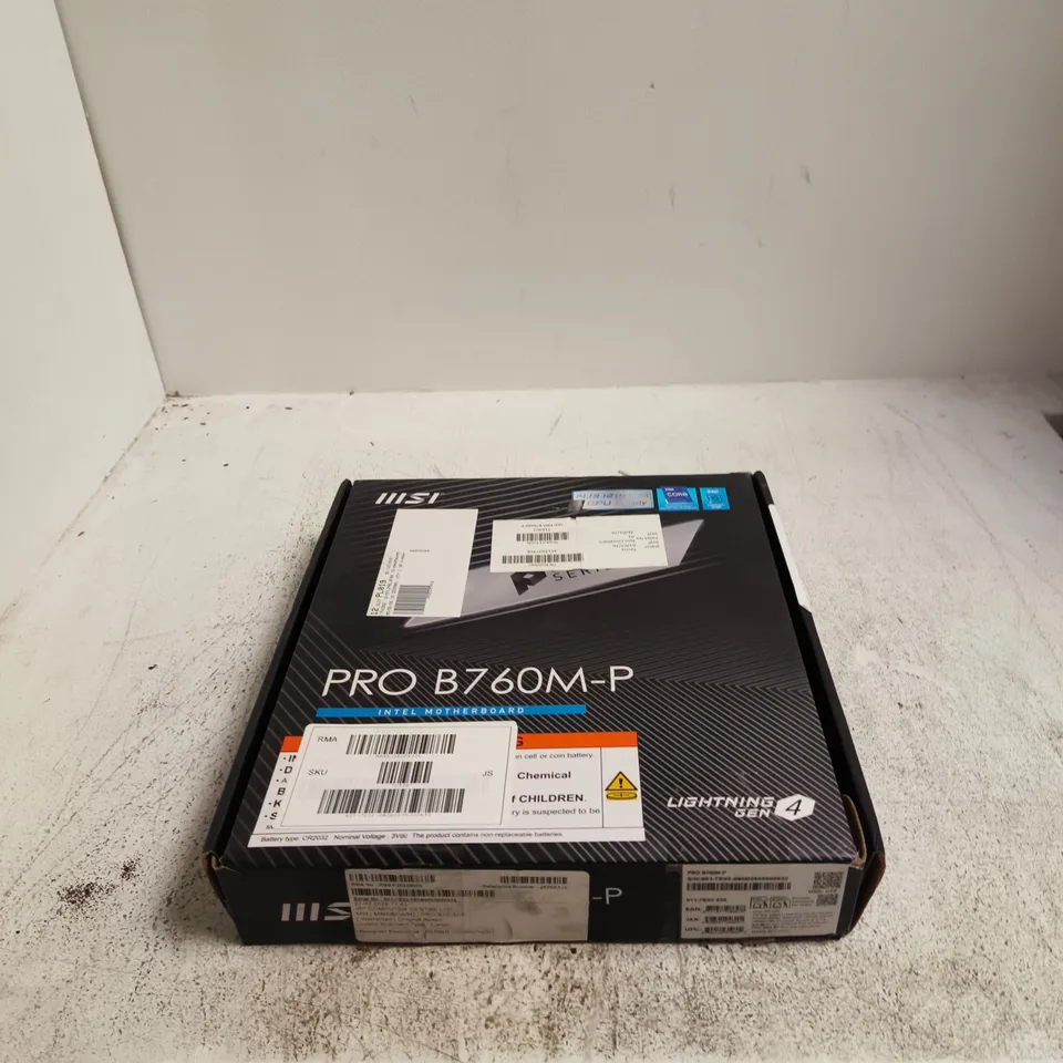 BOXED MSI PRO B760M-P MOTHERBOARD – BOXED