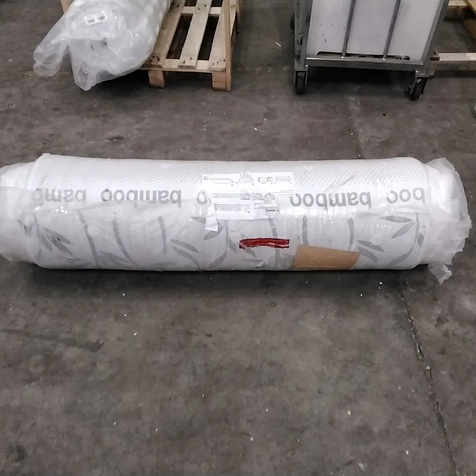 QUALITY BAGGED AND ROLLED AVALON WHITE NOISE POCKET SPRUNG 800 DOUBLE MATTRESS 
