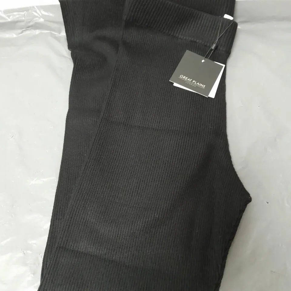 GREAT PLAINS LADIES KNIT BLACK TROUSERS SIZE 10