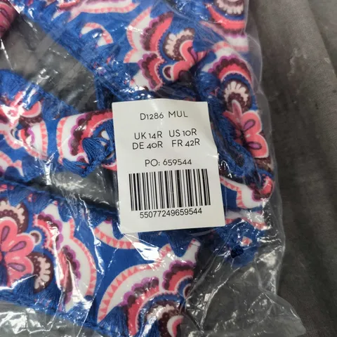 BODEN WOMEN'S PAISLEY PATTERN GARMENT - UK14R 