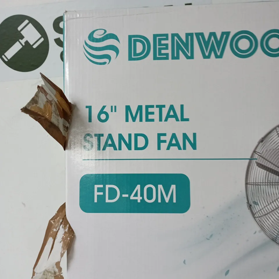 DENWOOD 16" METAL STAND FAN FD-40M