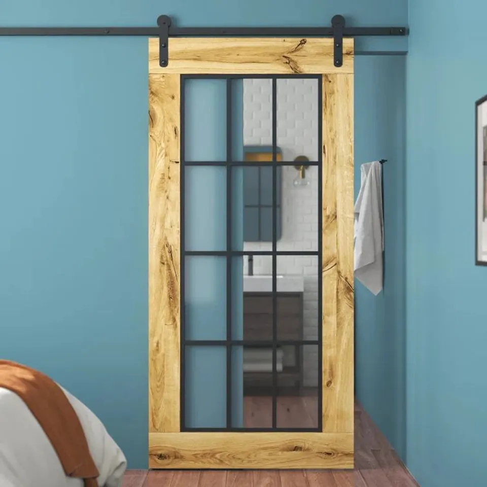 BOXED JORDON SOLID OAK SLIDING BARN DOORS
