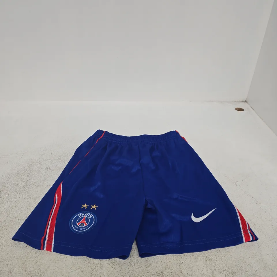 NIKE PARIS SAINT-GERMAIN FOOTBALL SHIRT & SHORTS SET – MEN’S, SIZE 24