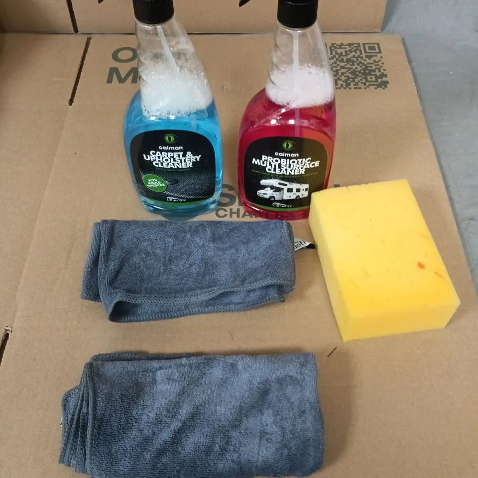 CALMAN CARPET & UPHOLSTERY CLEANER + PROBIOTIC MULTI-SURFACE CLEANER KIT