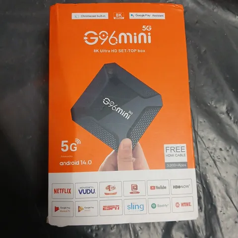 G96 MINI 8K ULTRA HD SET-TOP BOX – ANDROID 14.0, 5G